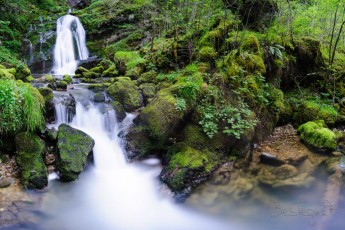 Cascade du Moulin d'Aval en couleur